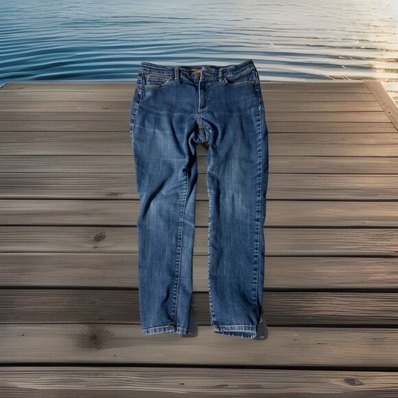 Michael Kors Women Jeans Size 10 Blue Mid-Rise Izzy Skinny Medium Wash W35xL26 - Picture 2 of 6